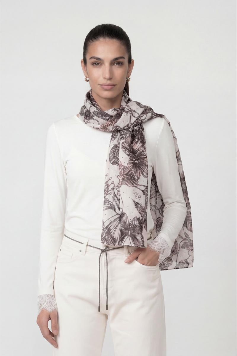Monari Sjaal 810059 Taupe 1
