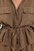 NUKUS Blouse Elma Taupe 6