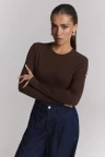 Alix The Label Longsleeve 2608870945 Bruin 1