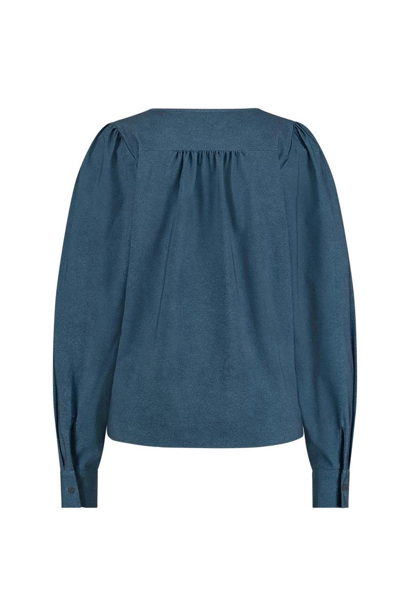 Studio Anneloes Blouse Les Denim Blauw 5
