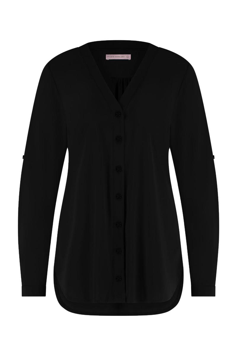 Studio Anneloes Blouse Evi Zwart 1