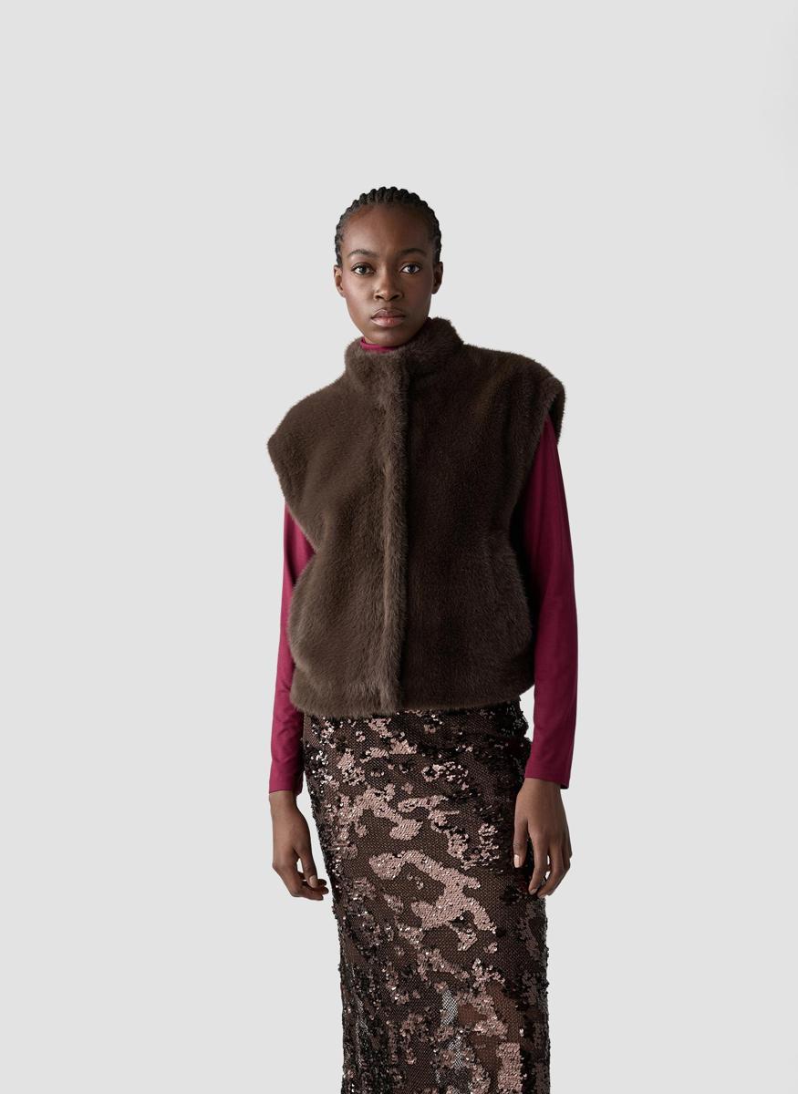 Le Comte Gilet 55-624071 Bruin 1