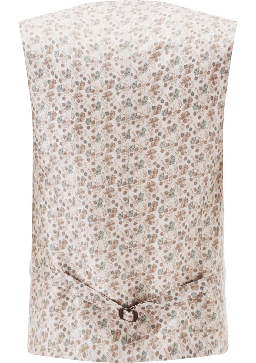 Club of Gents Gilet Plum Beige 3