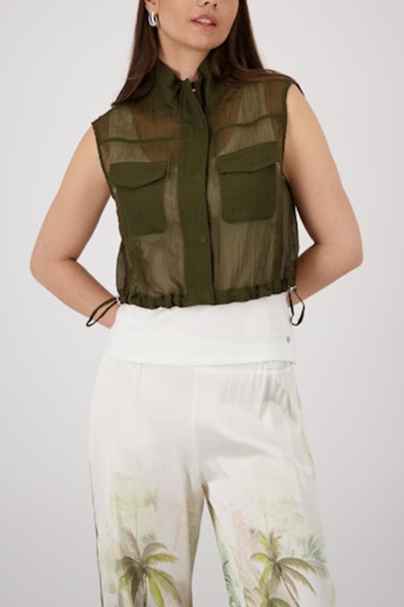 Monari Bodywarmer 410536 Groen 1