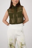 Monari Bodywarmer 410536 Groen 1