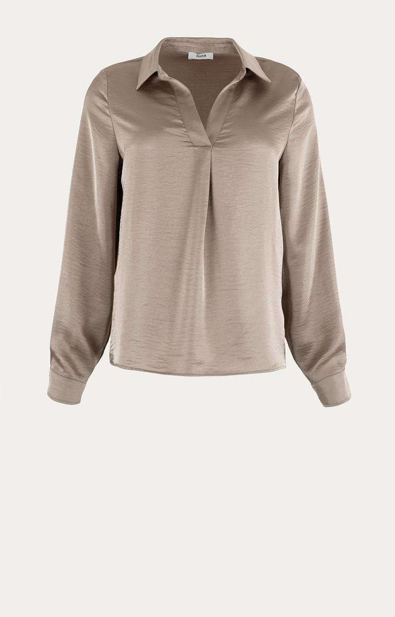 Anna Blouse 32a05-03134-4 Taupe 2