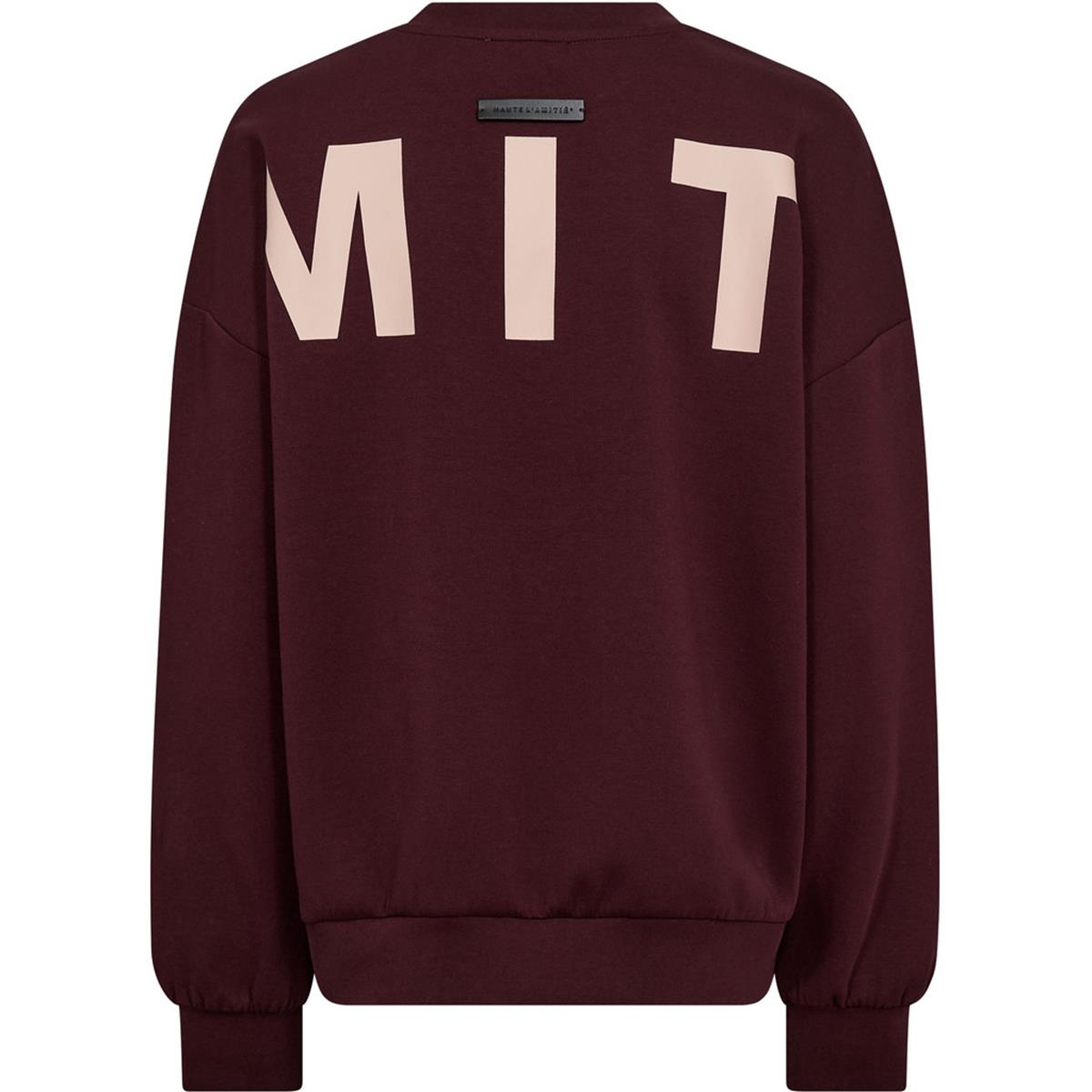 Haute L'Amitié Sweater Maxi Split Rood 2