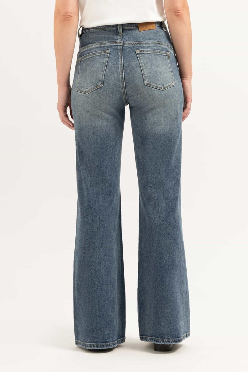 Florèz Jeans Ana Flared Blauw 3