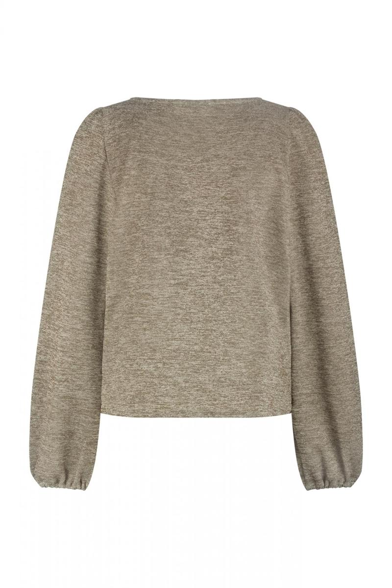 Label DOT Blouse 2525007 Taupe 3