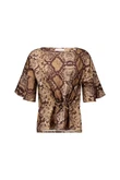 Studio Anneloes T-Shirt Vajen snake top Bruin 1