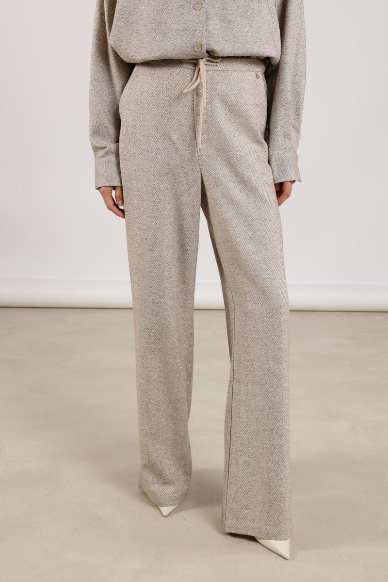 NUKUS Pantalon Vera Strass Beige 1