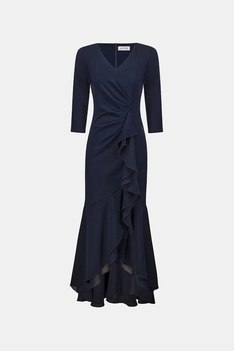 Joseph Ribkoff Jurk 263741 Blauw 2