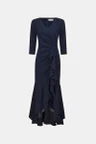Joseph Ribkoff Jurk 263741 Blauw 2