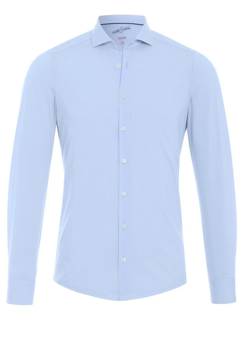 Pure Overhemd 4030-21750 Blauw 2