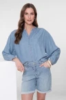 Geisha Blouse 63015-10 Blauw 1
