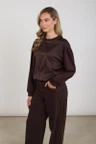 NUKUS Sweater NKF03095 Bruin 6