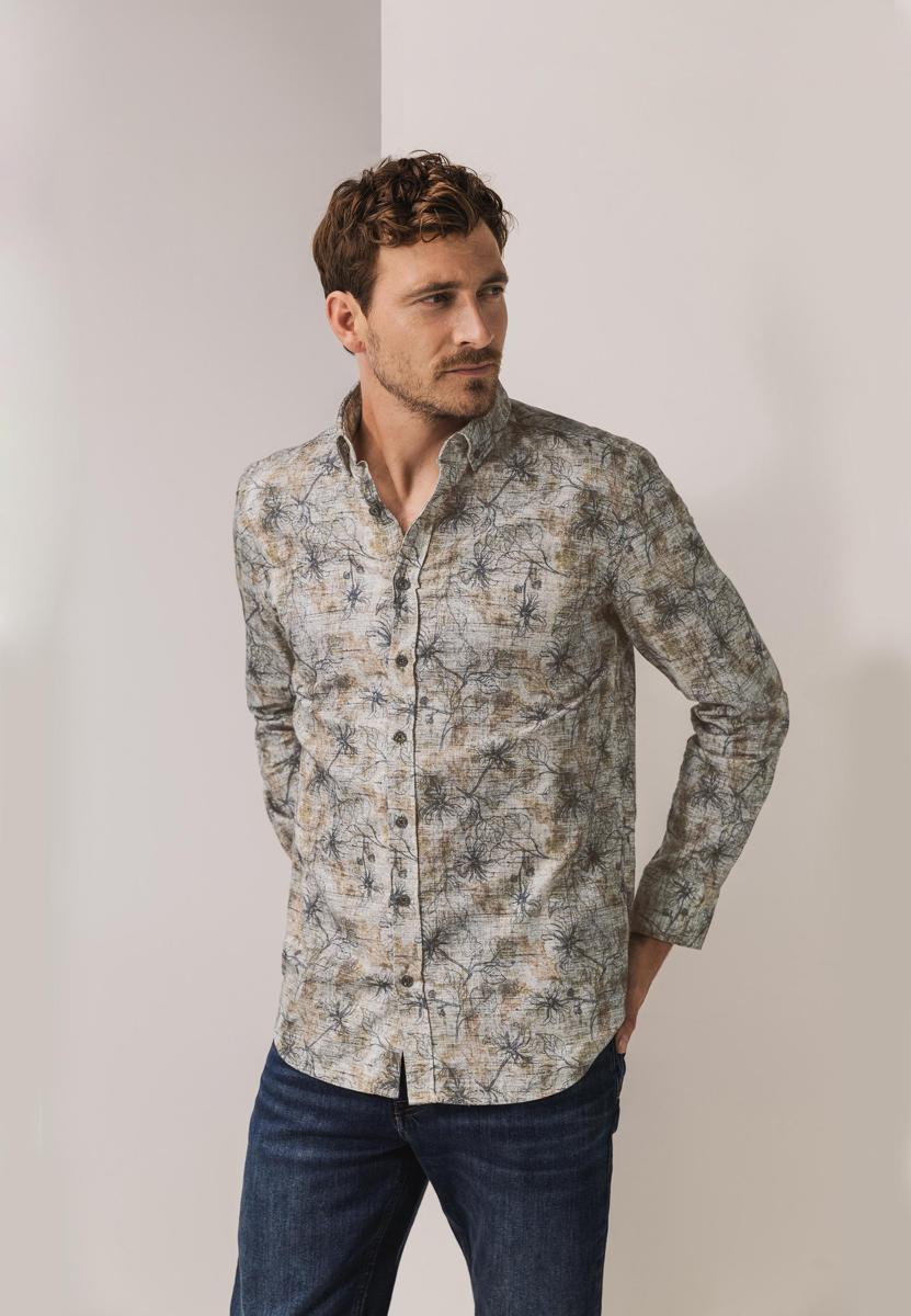 State of Art Overhemd 214-25220 Bruin 1