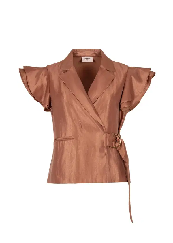Freebird Blouse Brightly F-Wv-Vis Brons 1