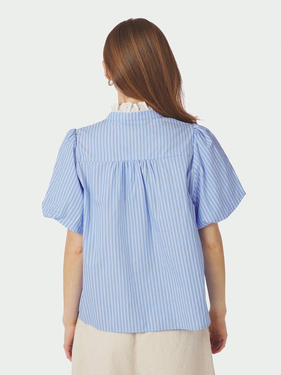 Neo Noir Blouse Ulia Blauw 3