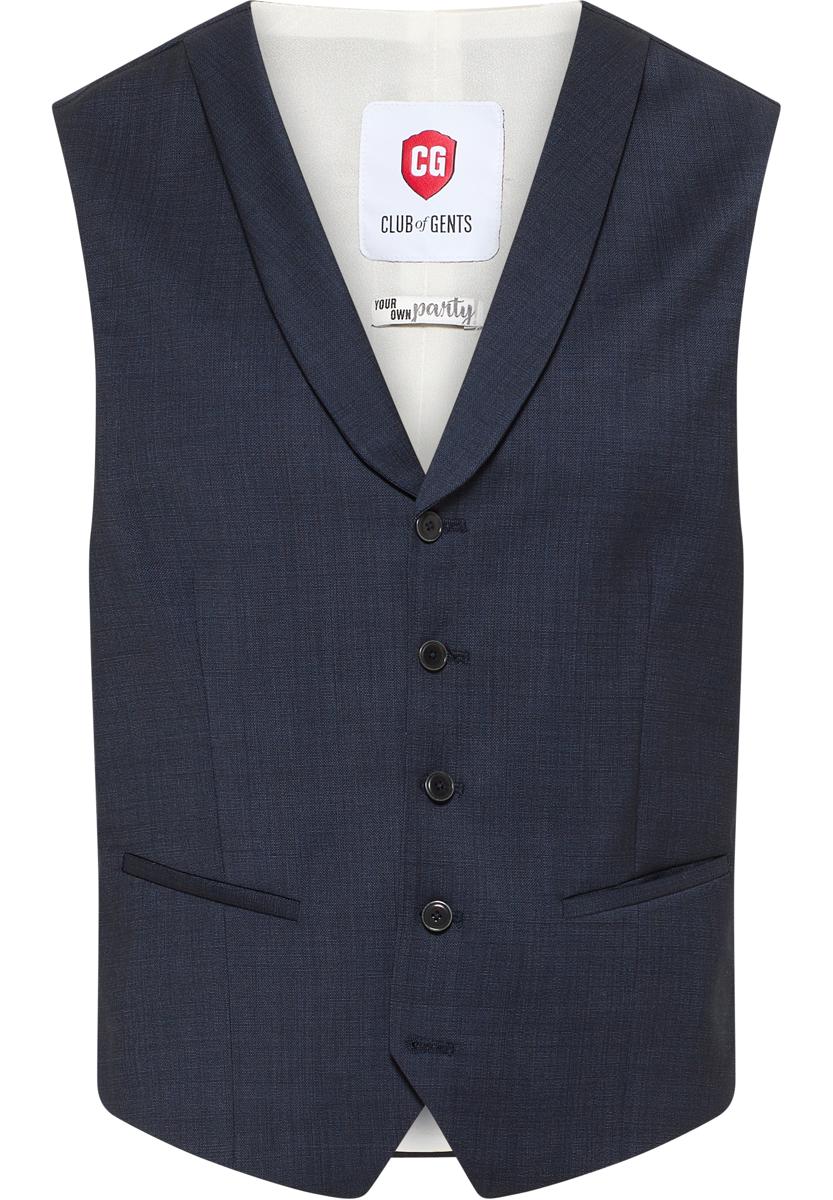 Club of Gents Club of Gents Gilet Philipp Blauw 2