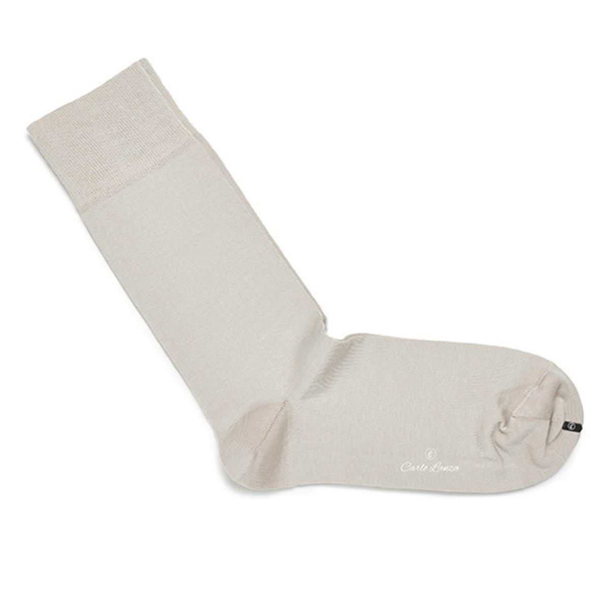 Carlo Lanza Sokken 100 Classico Beige 2