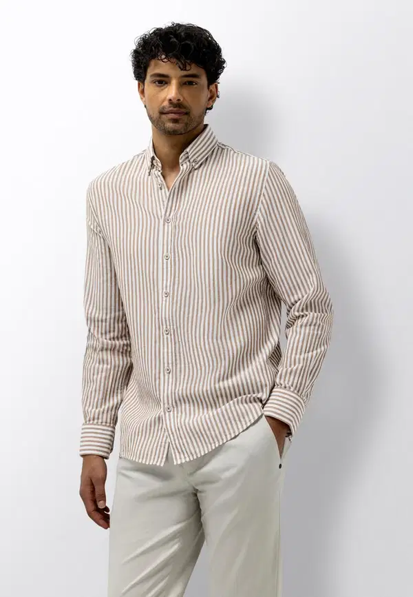 State of Art Overhemd 212-16158 Bruin 1