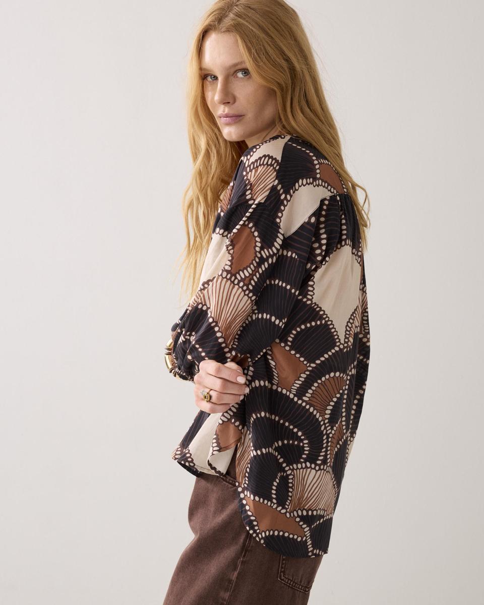 Summum Blouse 2s3458-12386 Bruin 6