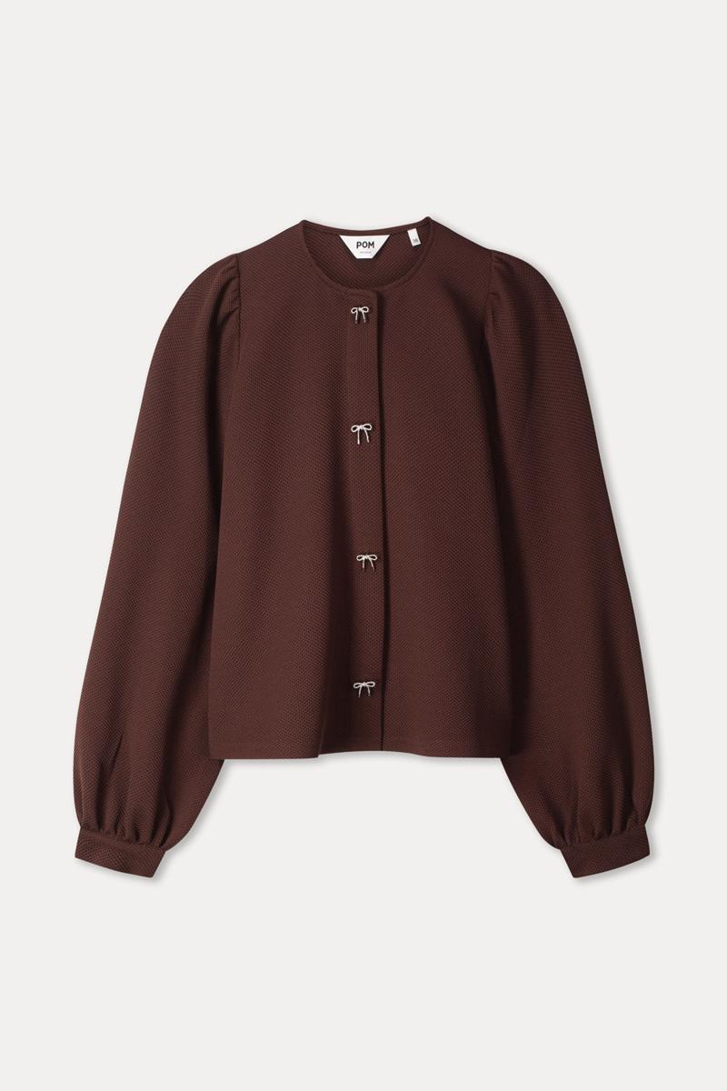POM Amsterdam Blouse SP9777 Bruin 2