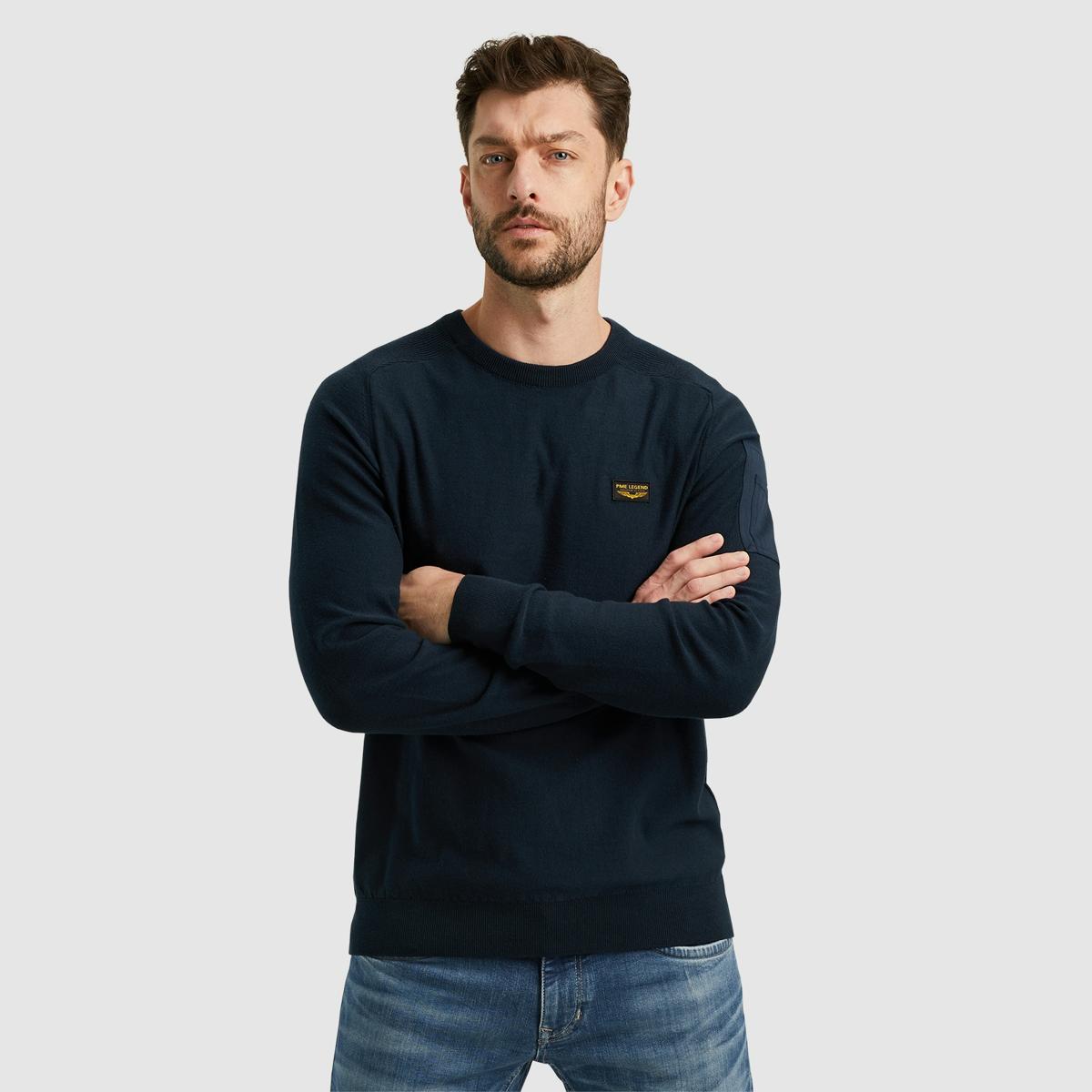 PME Legend Trui PKW0000332 Blauw 1