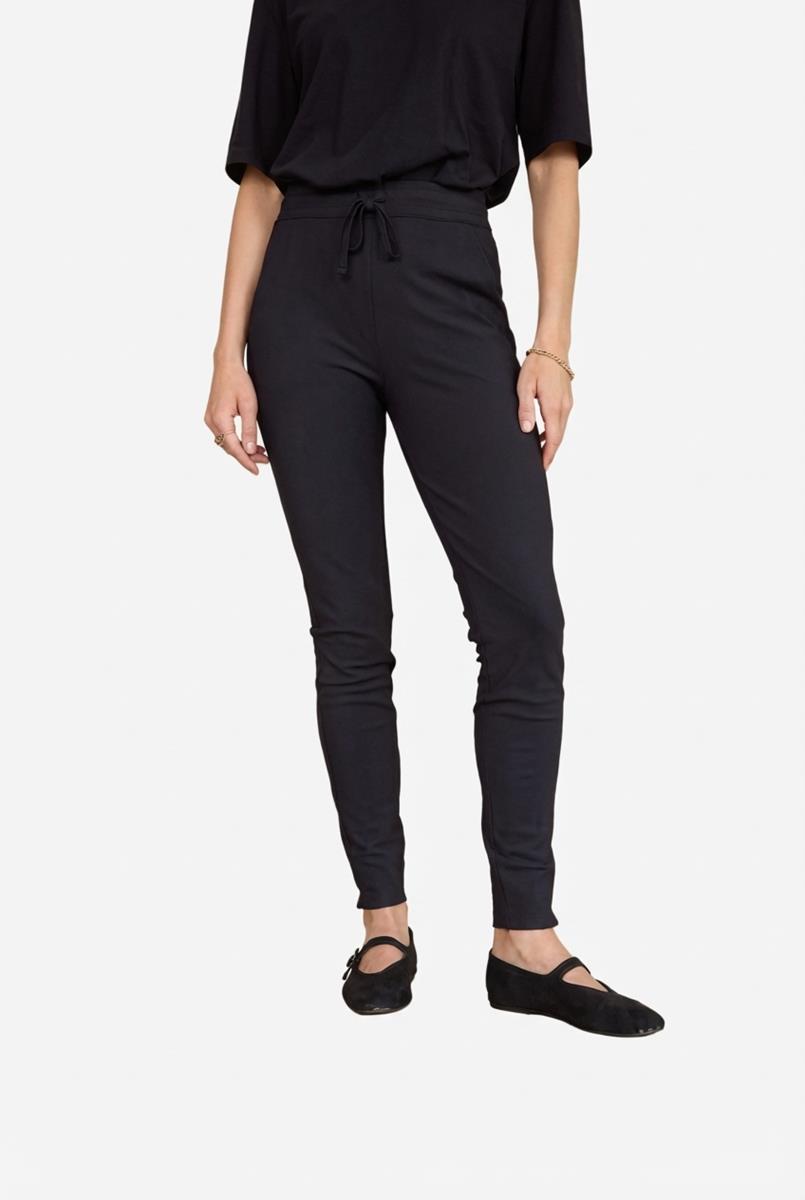 Studio Anneloes Pantalon Downstairs Bonded Zwart 1