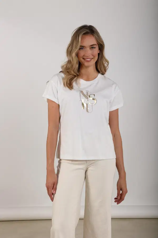 NUKUS T-Shirt Rowena Off-White 1
