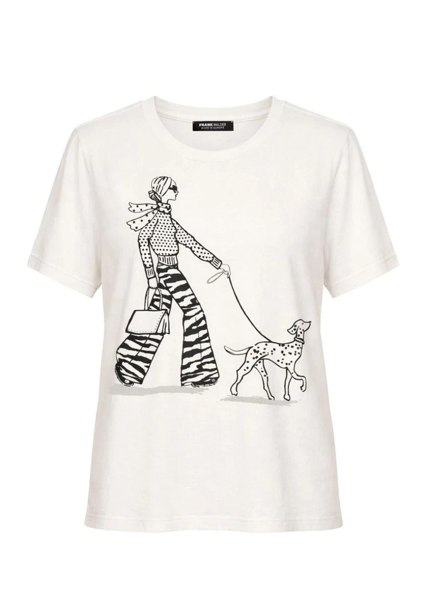 Frank Walder T-Shirt W61108450 Off-White 1