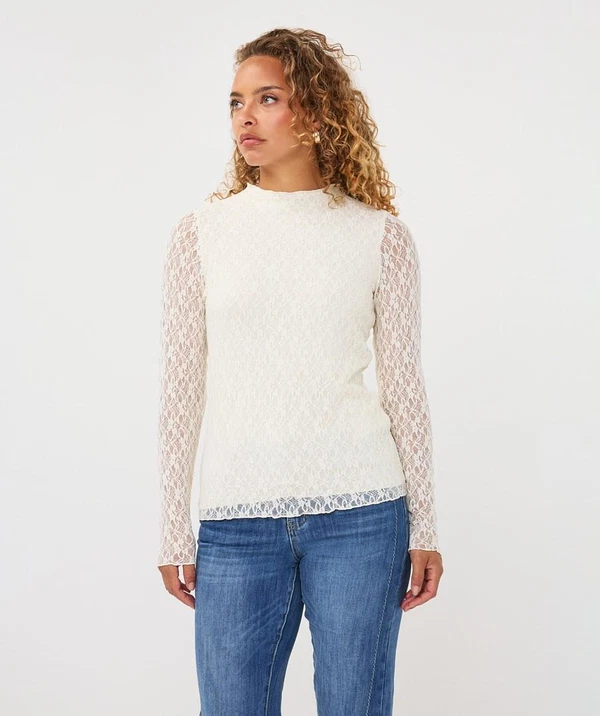 EsQualo Longsleeve F26.30504 Off-White 1