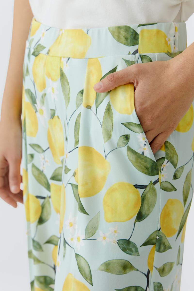 Oui Pantalon 0097593 Geel  5