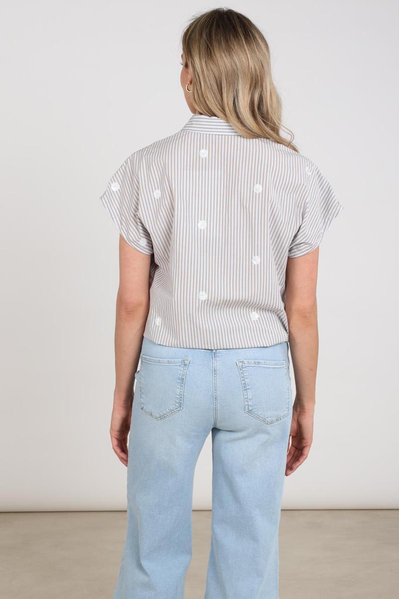 NUKUS Blouse Danique Beige 3