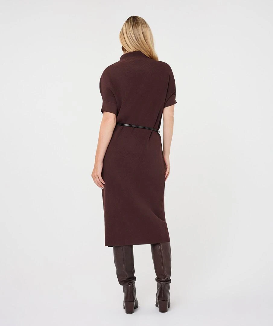 EsQualo Jurk F26.18515 Bruin 3