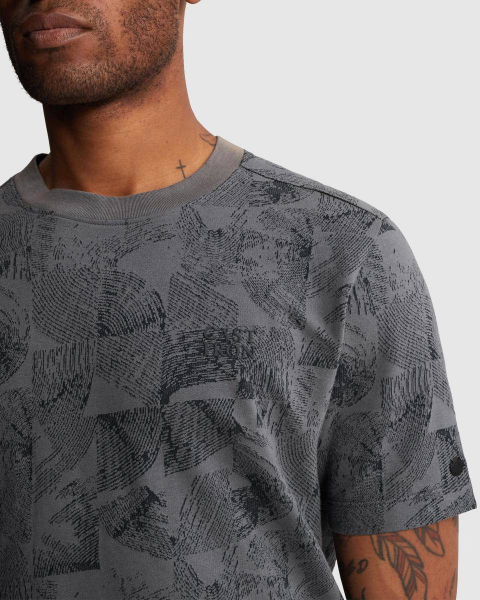 Cast Iron T-Shirt CTSS2604589 Grijs 5