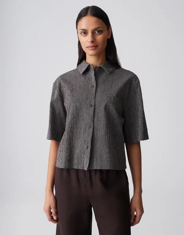 OPUS Blouse Fababer Bruin 1