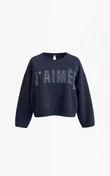 Aimée the Label Sweater Elan Blauw 1