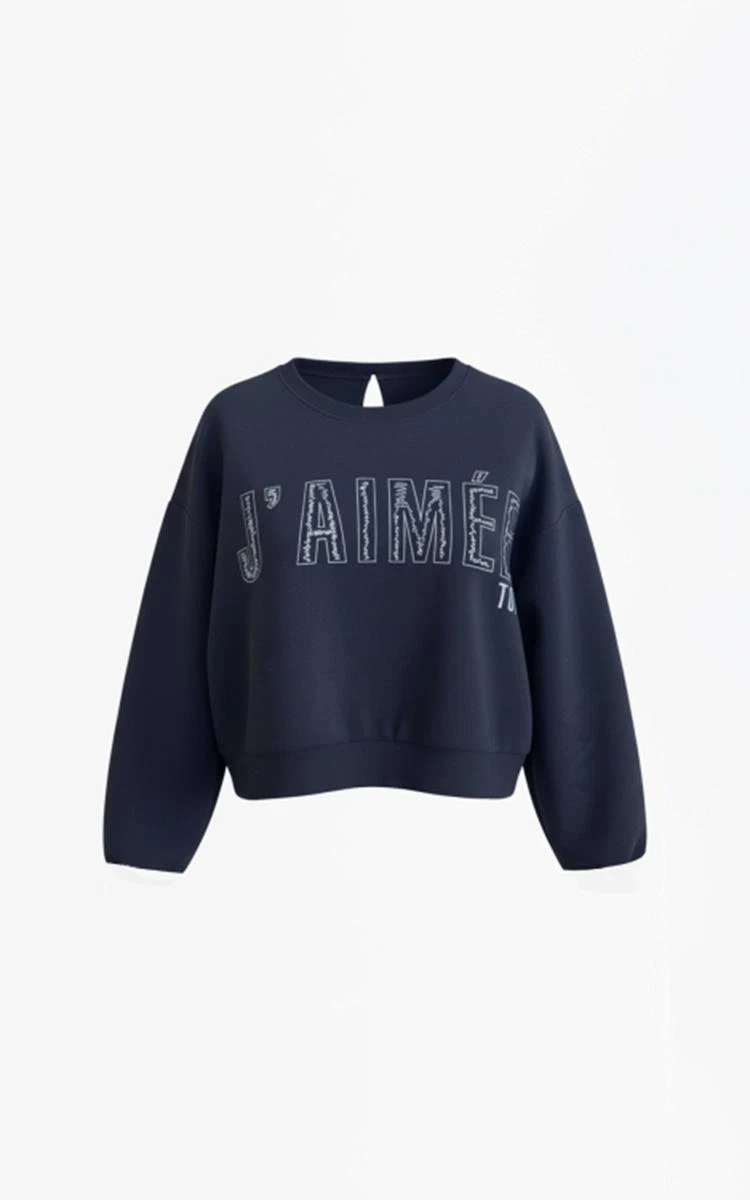 Aimée the Label Sweater Elan Blauw 1