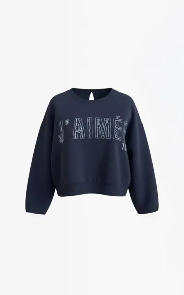 Aimée the Label Sweater Elan Blauw 1