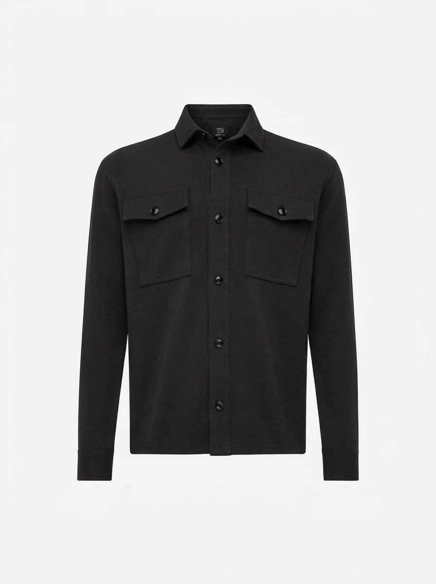 GENTI Overshirt S5188-1971 Bruin 1