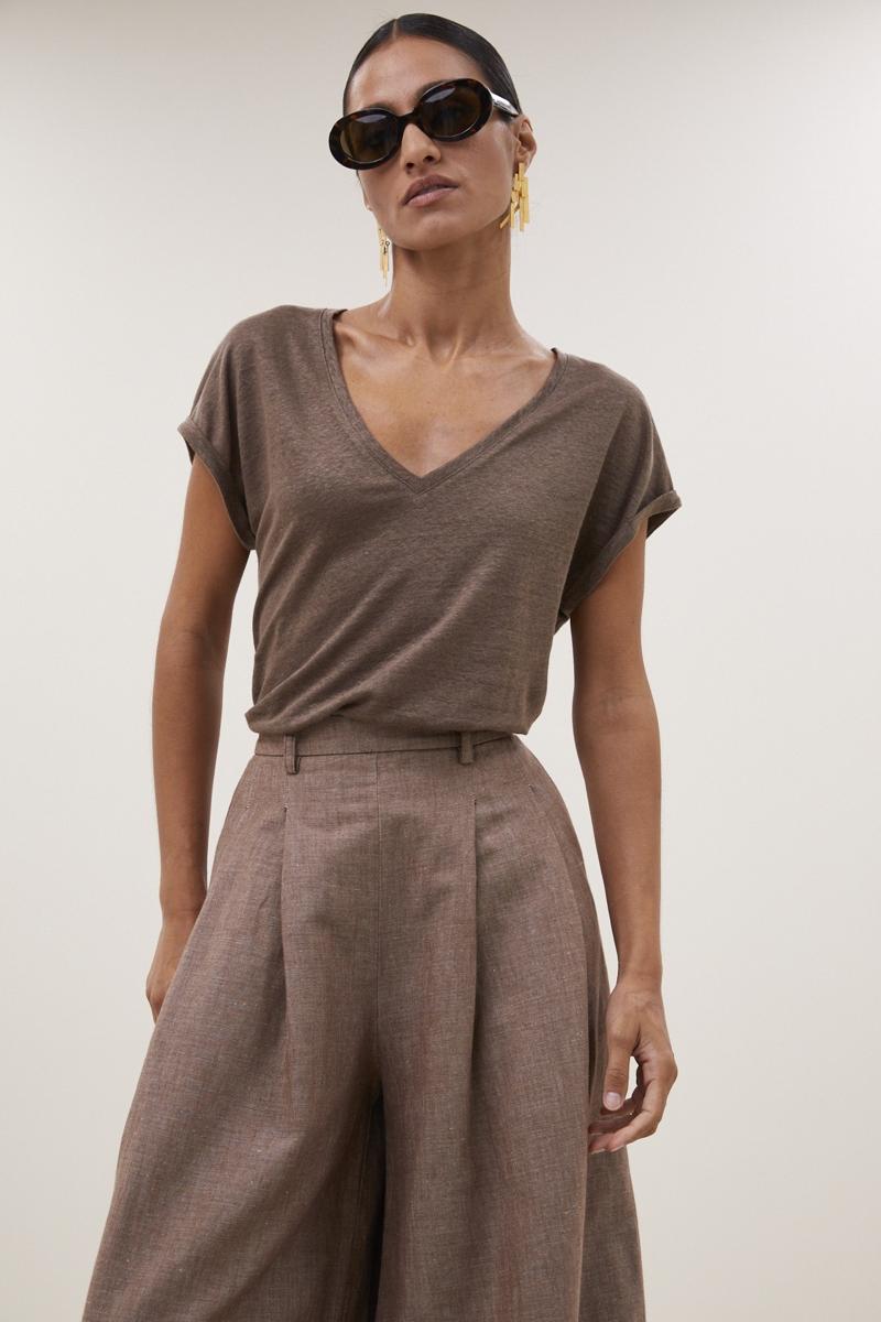 T-Shirt Momi Linnen Top