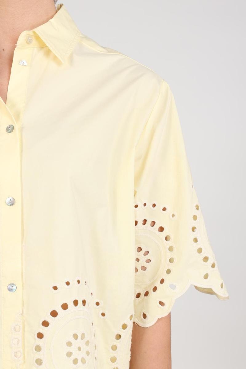 NUKUS Blouse Beau Geel  5