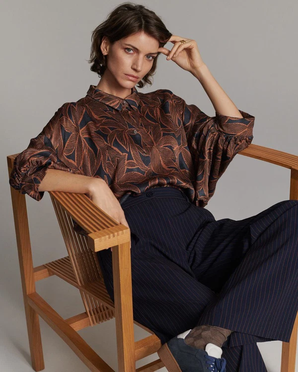 Summum Blouse 2s3562-12505 Blauw 1