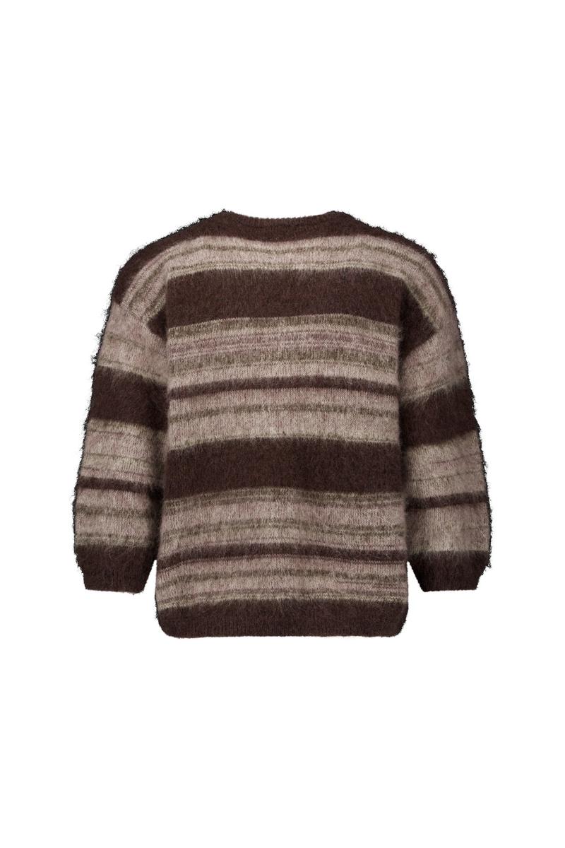 Studio Anneloes Vest Bibi ssl stripe c Bruin 6