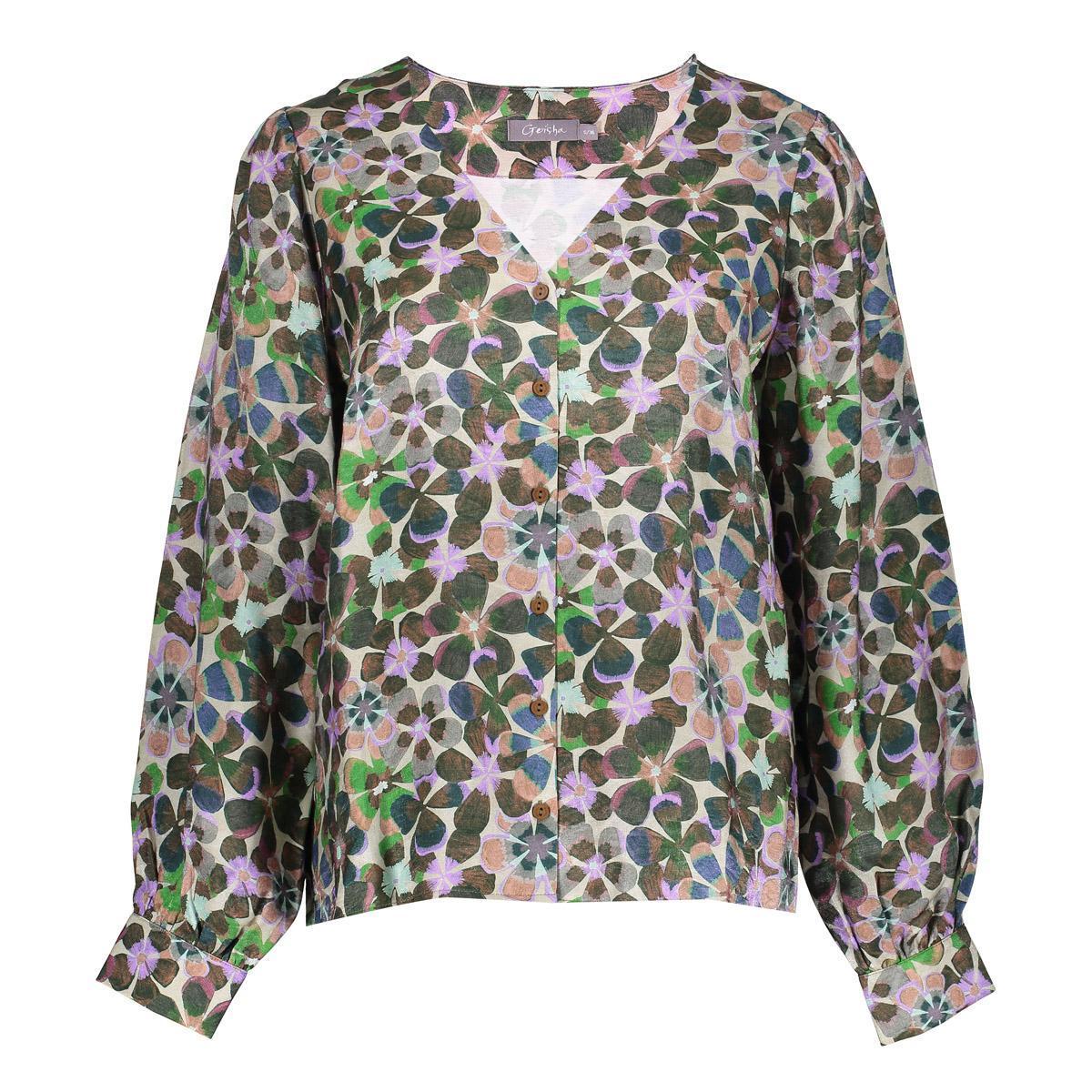 Geisha Blouse 53636-20 Groen 1