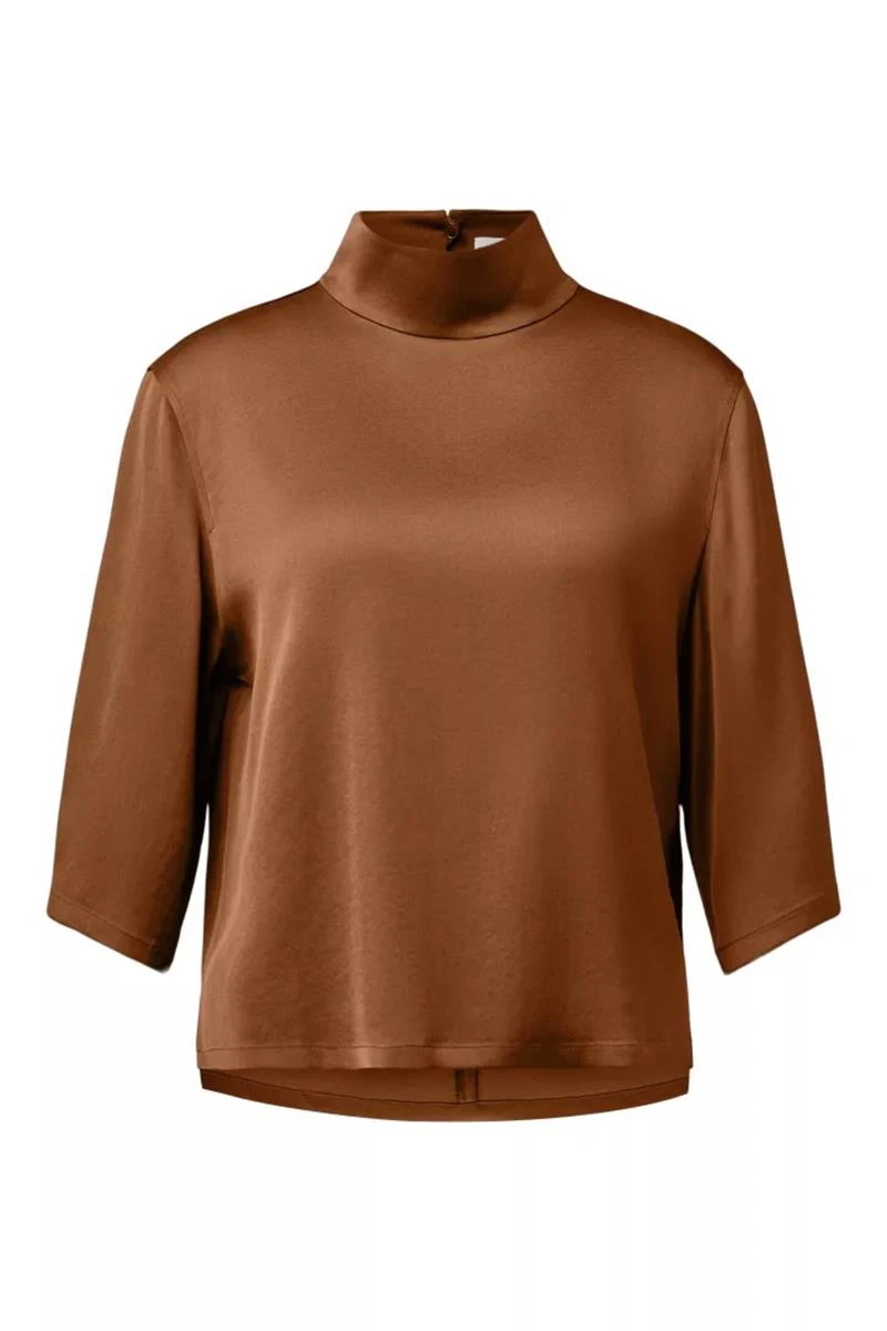 Drykorn T-Shirt Aletia Bruin 1