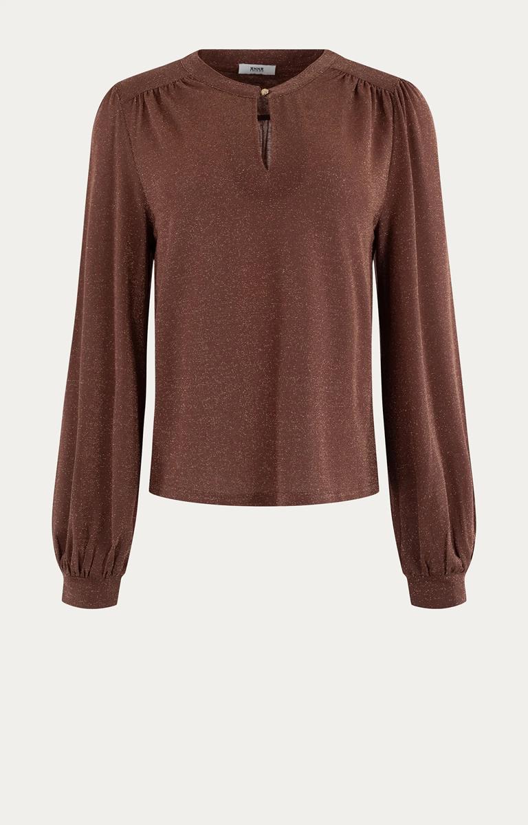 Anna Blouse 26a05-03463-2 Bruin 2