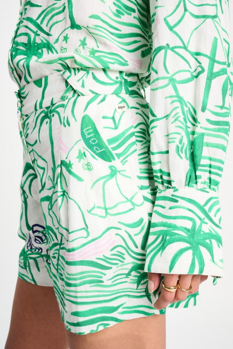 POM Amsterdam Short SP9569 Groen 4